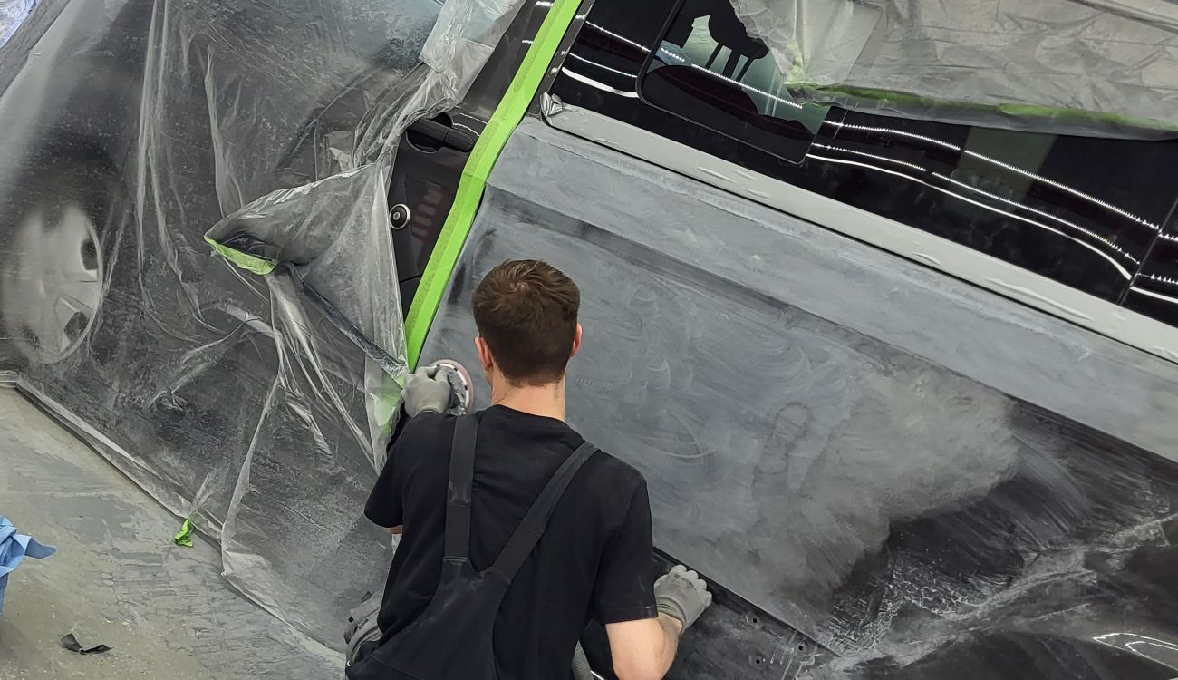 Karosserie schleifen