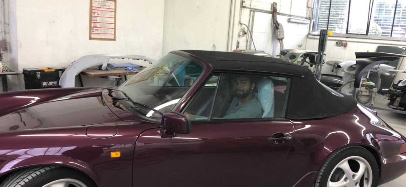 Auto lackiert